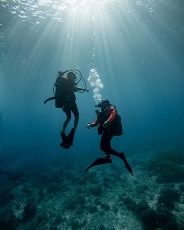 Scuba diving at Havelock (Swaraj Dweep)