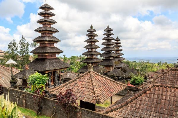 Pagodas en Pura Besakih