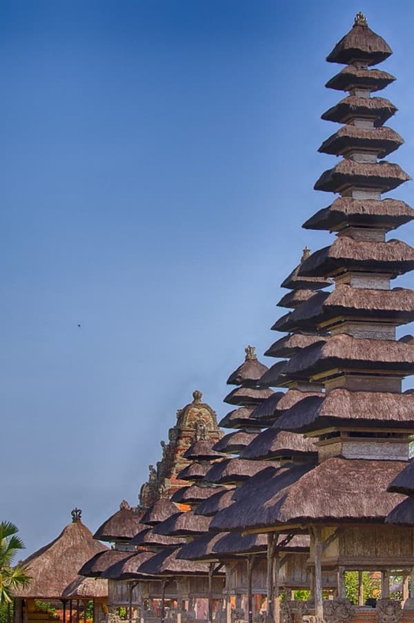 The majestic “Meru” of Taman Ayun temple, Bali
