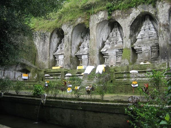 Rock-Cut Shrine at Gunung Kawi / Rocky Temple, Tampaksiring, Bali, Indonesia
