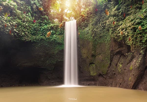 Tibumana Waterfall in Ubud Bali - You can find a calm and quiet oasis, in the midst of the jungle...