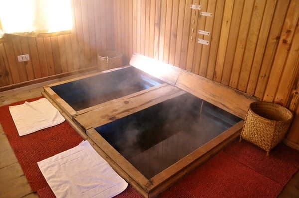 Traditional Bhutanese hot-stone bath (Dotsho) Photo 2