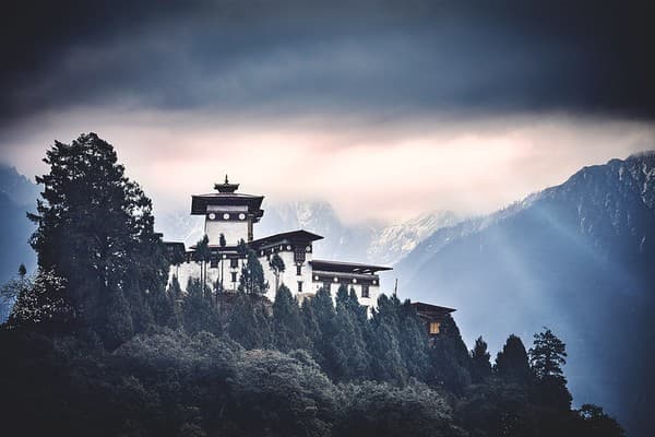 Bhutan: Gasa Dzong.