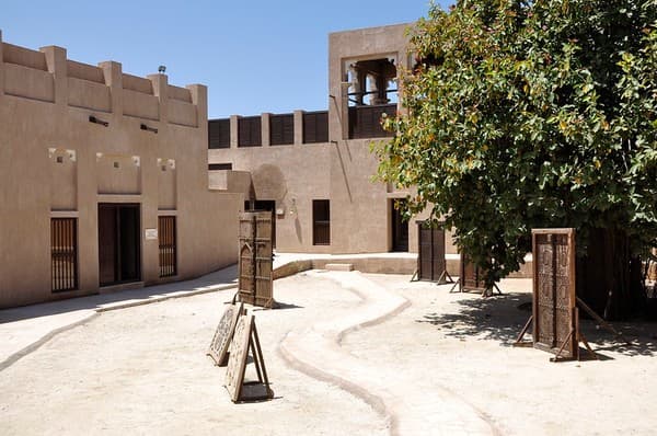 The Traditional Architecture Museum in Shindagha, the "other" historic neighborhood in Dubai
