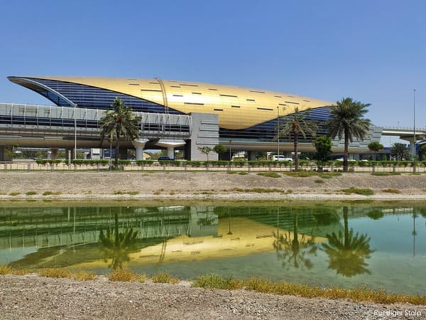 Metrostation Mall of the Emirates - Vereinigte Arabische Emirate