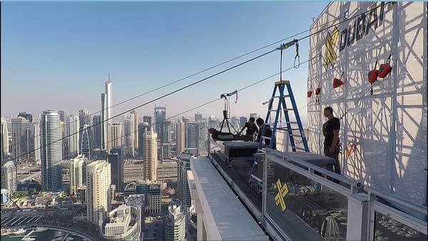 XLine Dubai Marina Zipline