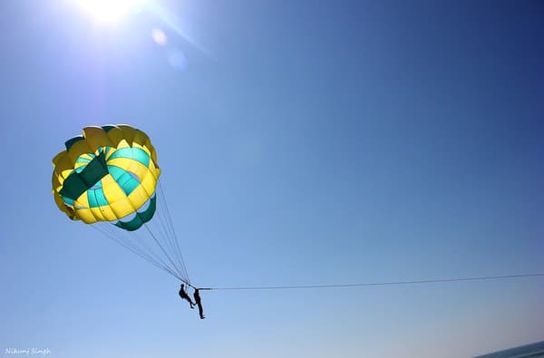 Paragliding at Arambol Photo 3