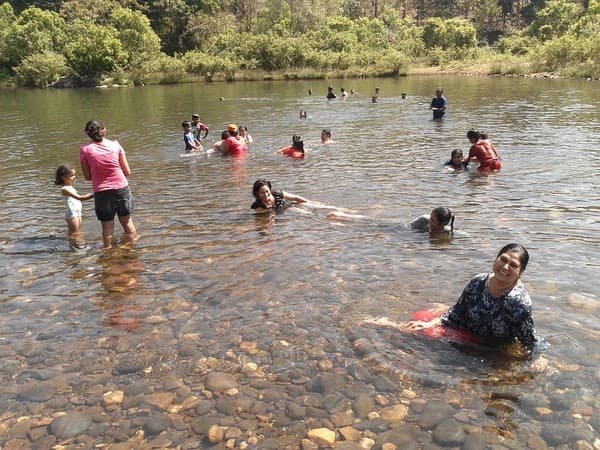 White-water rafting on the Mhadei River (monsoon) Photo 2