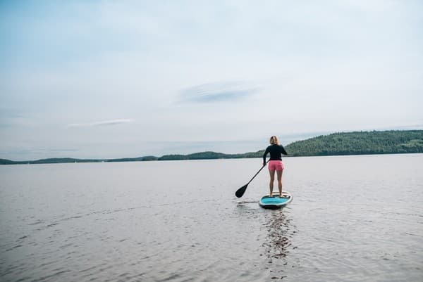 Stand-up paddleboarding on Chapora River Photo 2