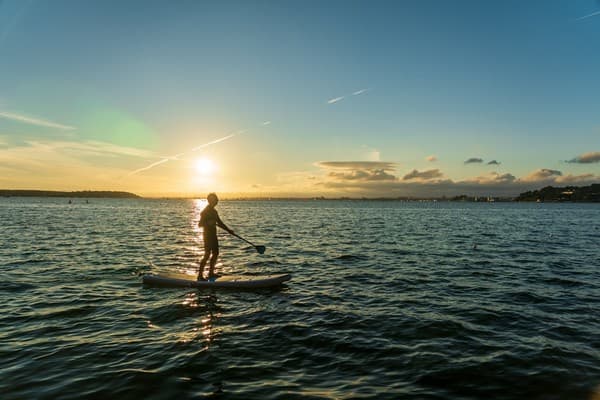 Stand-up paddleboarding on Chapora River Photo 3