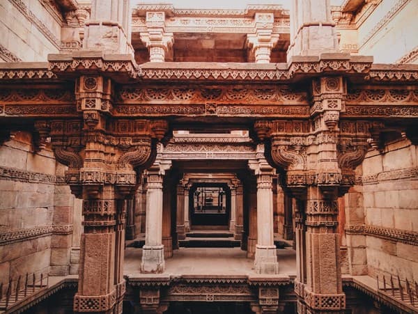 Stepwell of Adalaj (Adalaj Ni Vav), Ahmedabad, India.