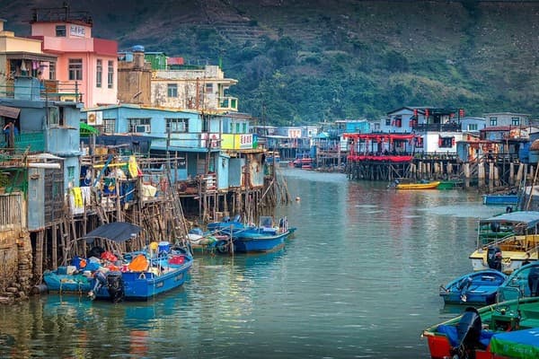 Tai O fishing village & stilt houses