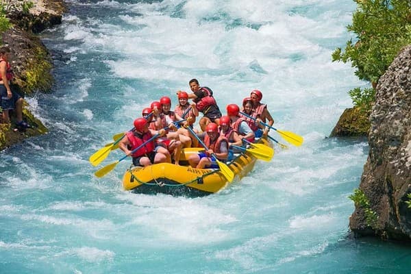 White-water rafting on the Lidder River