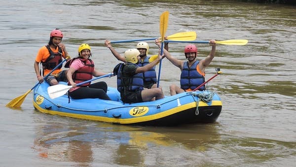 White-water rafting on the Lidder River Photo 2