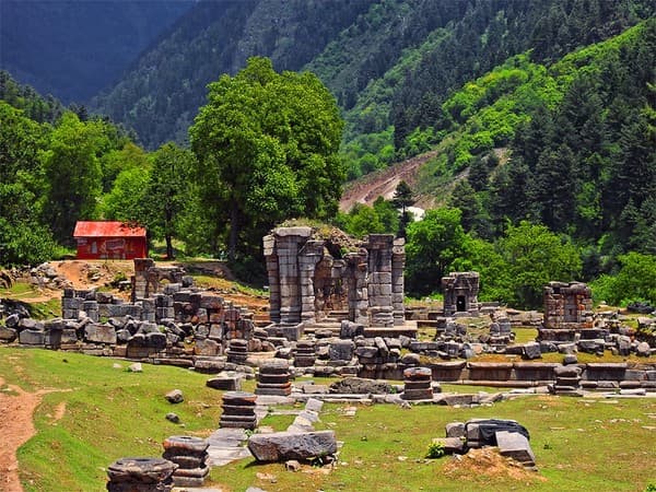 Explore Naranag Temple ruins and village