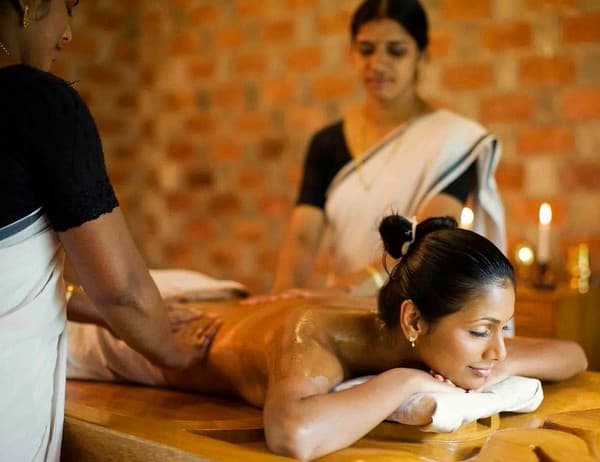 Traditional Ayurveda massage and wellness retreat