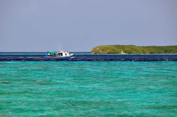 View over Kuredu Express, Kuredu, Maldives