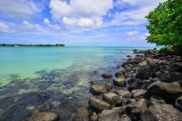 Seascape of Mauritius Island