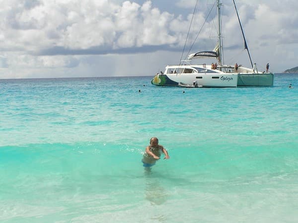 Swim at Anse Georgette Photo 2