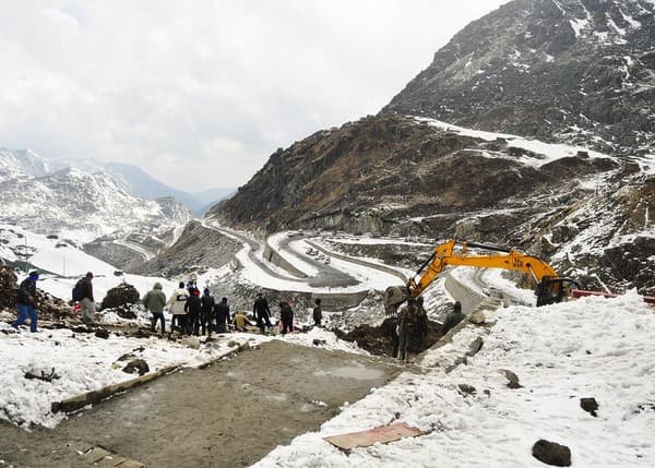 Nathula Pass excursion on the Indo–China border