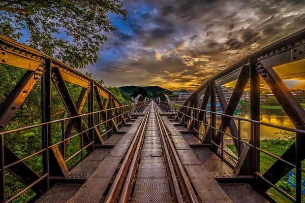 Bridge on the River Kwai & Death Railway ride Photo 2