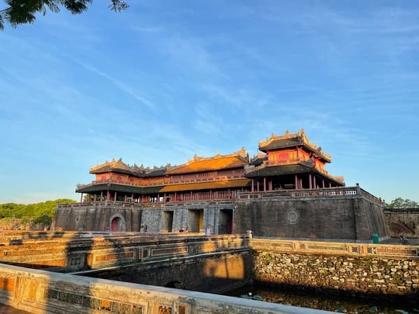 The imperial city of Hue in the early morning
