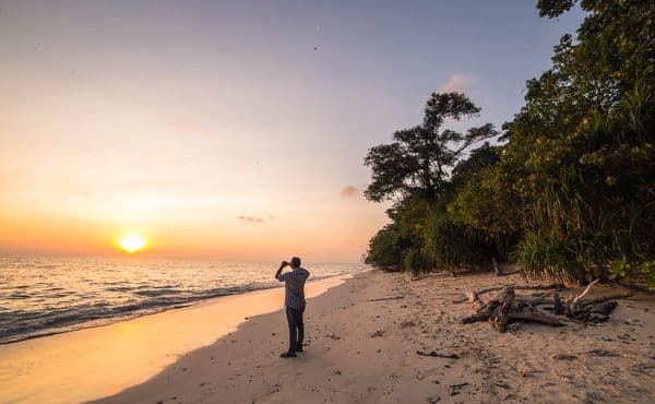 Sunrise in Kalapathar Beach ,Andaman