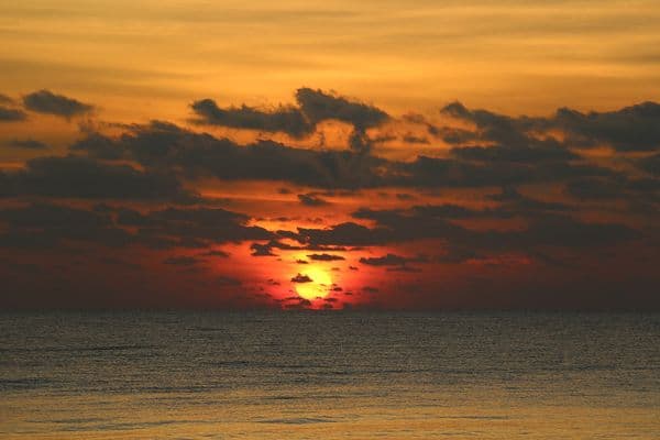 Lever de soleil vers Kalipur