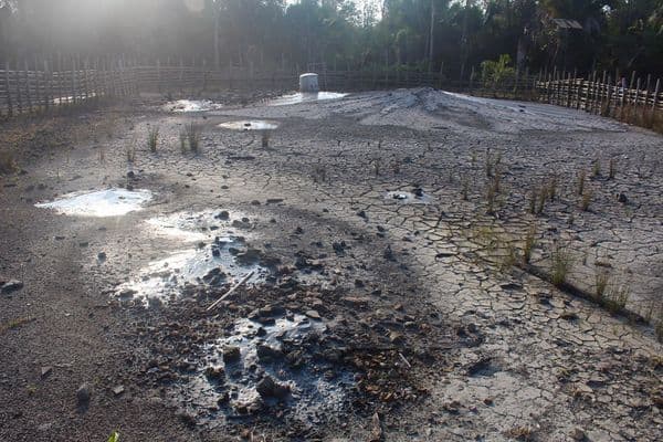 Mud Volcano, Baratang, Middle Andaman