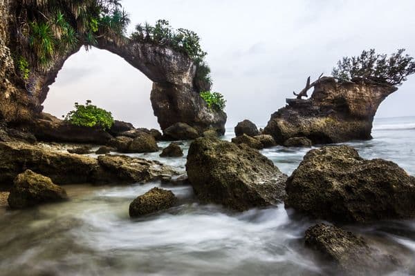 Natural Bridge - Neil Island, India