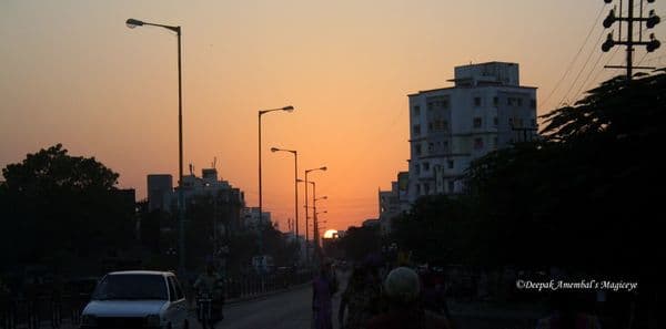 Sunset in Jamnagar