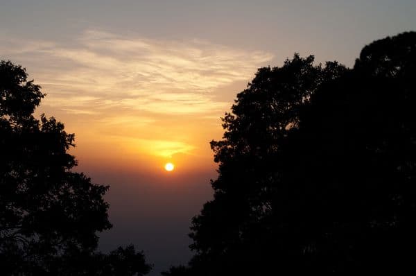 Sunset from Sunset Point Kasauli