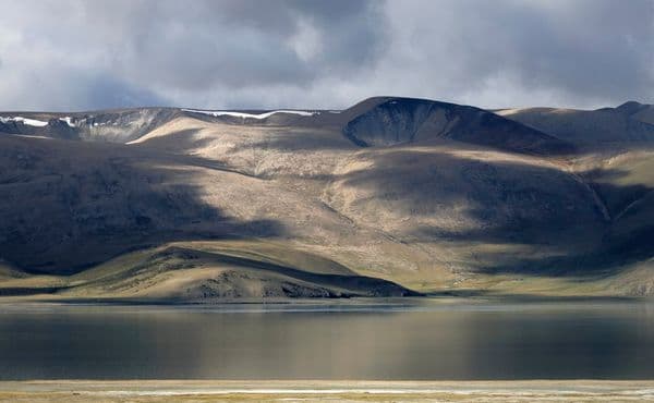Landscape around lake Gunggyü Tso, Tibet 2019