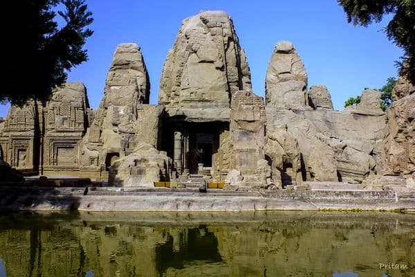 Masroor rock cut temple