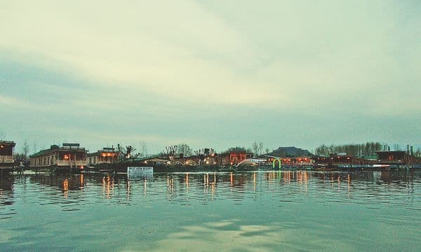 Twilight at Dal Lake