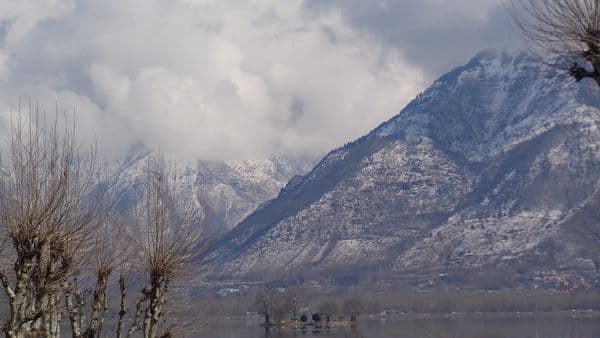 View of Dal Lake from Hazratbal Mosque
