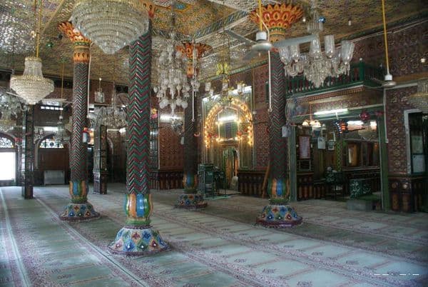 Interior of Dastgeer Sahib Shrine.