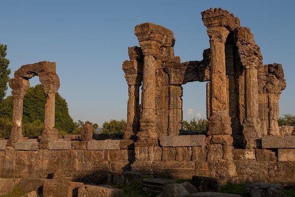 Sun temple ruins at Martand, Kashmir