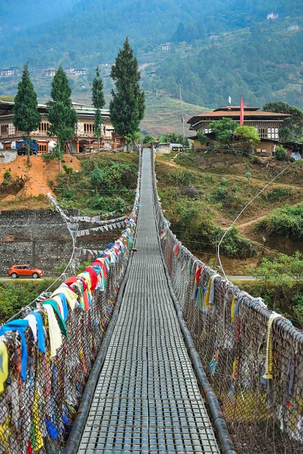 Punakha Suspension Bridge walk Photo 3
