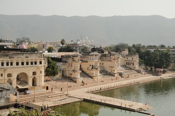 Pushkar Lake in Rajasthan, India. November 2022. SOOC JPEG. Pushkar Lake in Rajasthan, India. November 2022. SOOC JPEG.