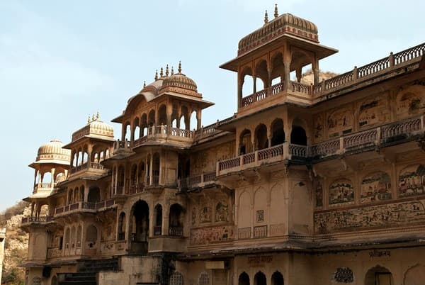 Galtaji Temple Facade Galtaji Temple Facade
