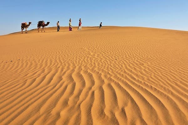 Khuri sand dunes, Jaisalmer, Rajasthan, India Khuri sand dunes, Jaisalmer, Rajasthan, India