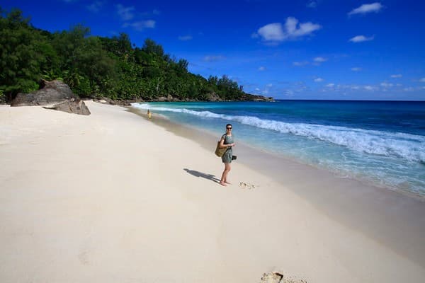 Beach time at Anse Intendance Photo 1