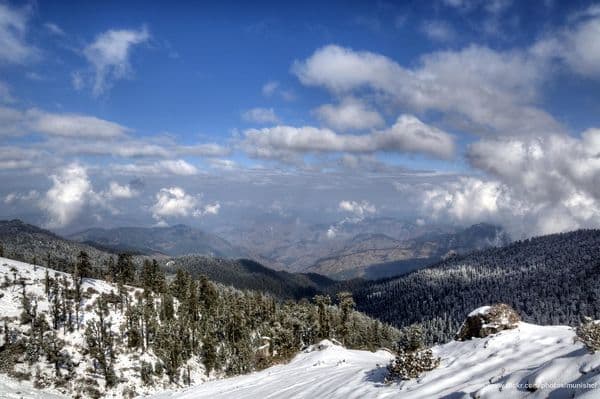 Mountains of Sirmour from Churdhar Peak Mountains of Sirmour from Churdhar Peak
